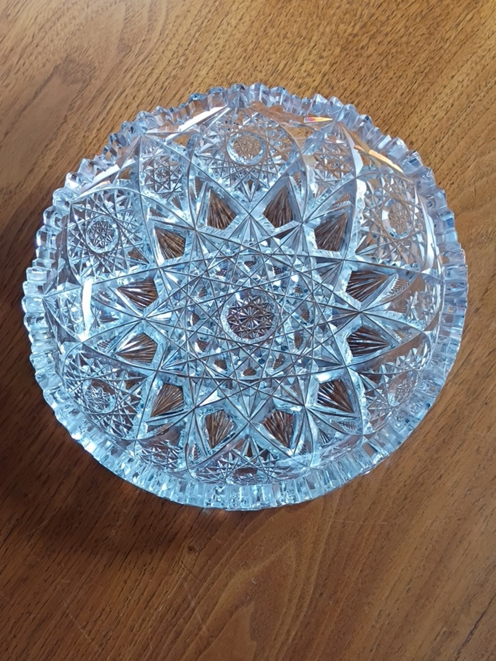 Antique Cut Glass Bowl